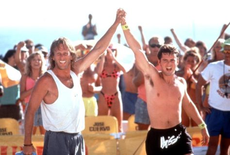 SIDE OUT, Peter Horton, C. Thomas Howell, 1990, (c)TriStar Pictures